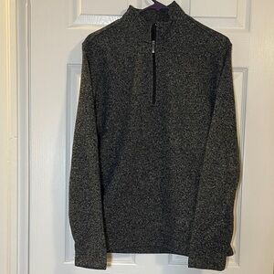 Van Heusen Charcoal Zip-Up Sweater